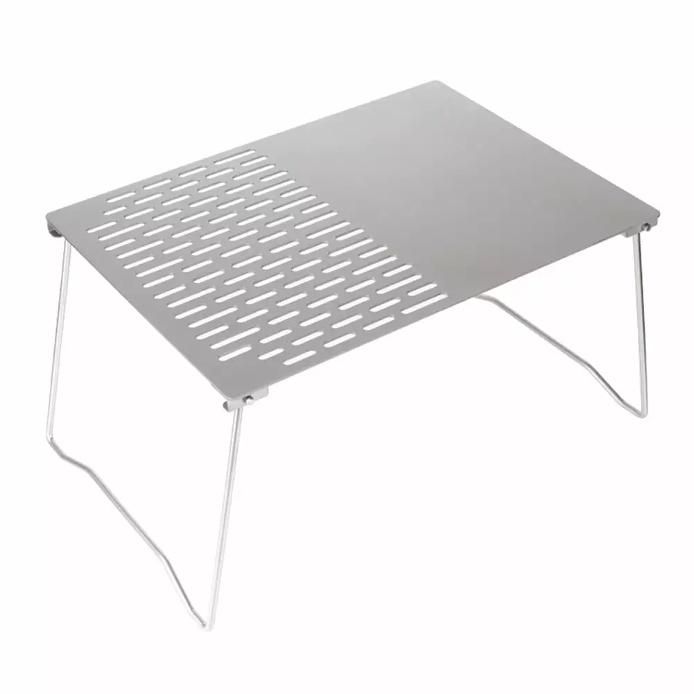 Outdoor Folding Table Titanium Barbecue Grill - Travel-Friendly Bonfire Barbecue Set Picnic Tools