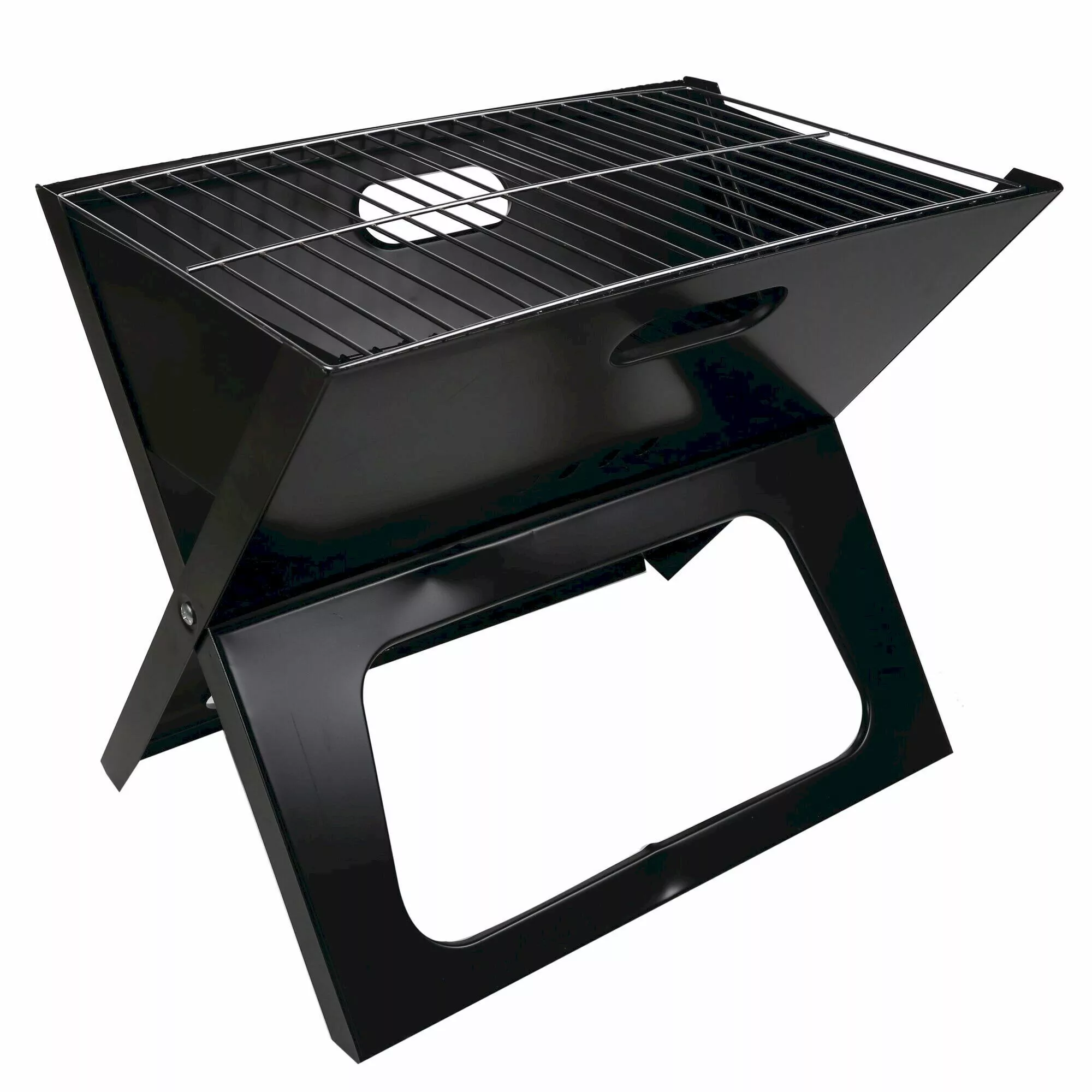 Regatta Foldable Charcoal BBQ - Portable Outdoor Grill Camping Picnics and Backyard Use