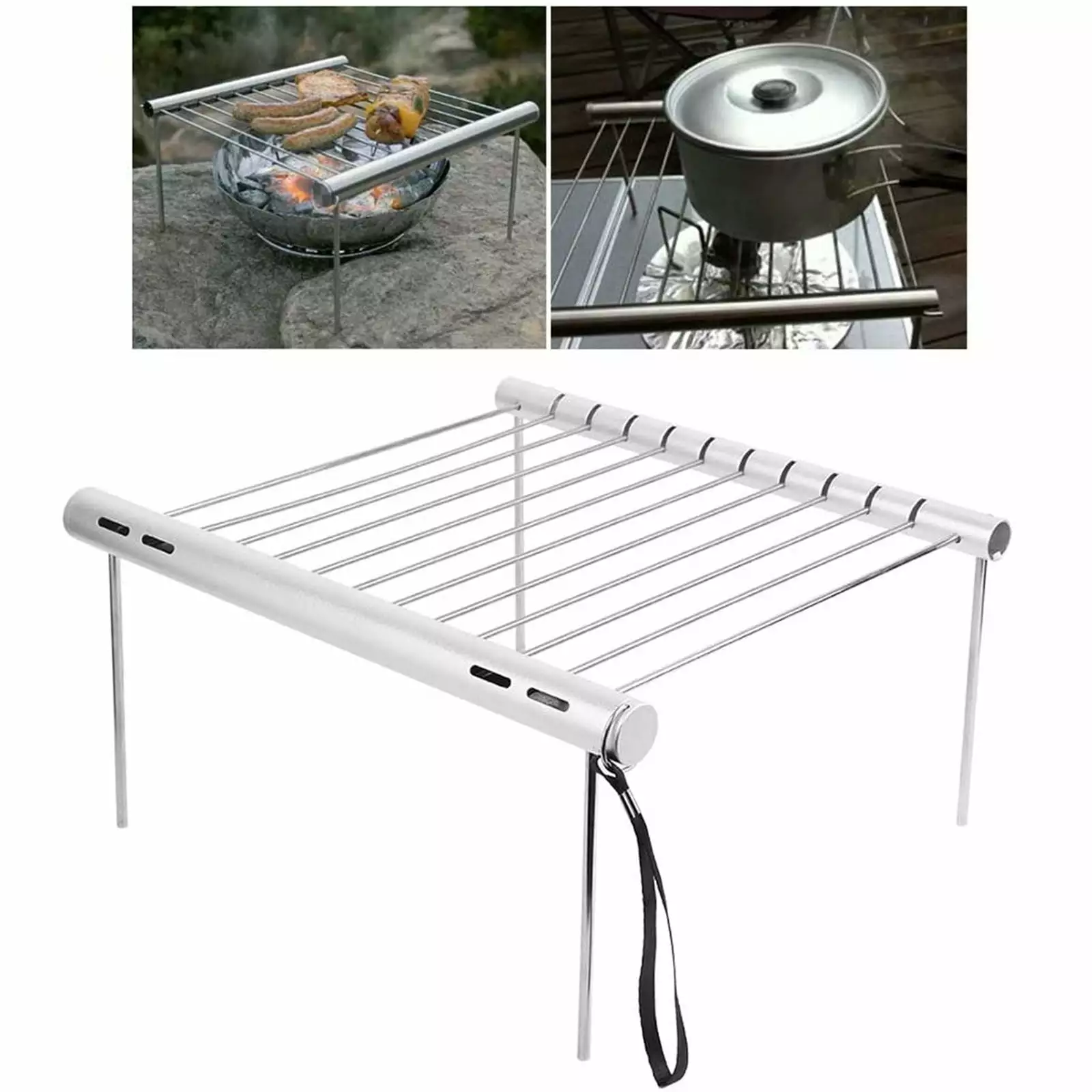 Travel-friendly Folding BBQ Grill - Outdoor Camping Cooking Grill Picnics