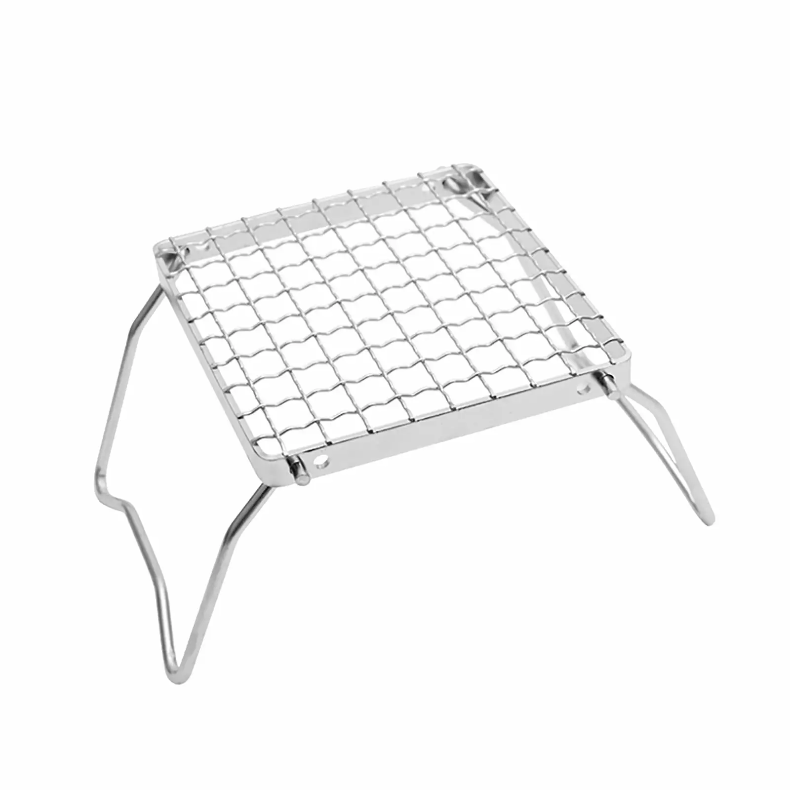 Travel-Friendly Outdoor Picnic Grill Folding BBQ Camping Cooking Hiking Baking Tray Holder