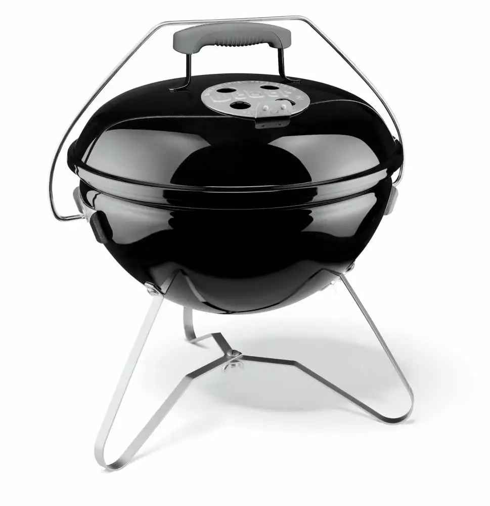 Weber Smokey Joe Luxury Charcoal Grill Portable Compact Design Outdoor Cooking 1