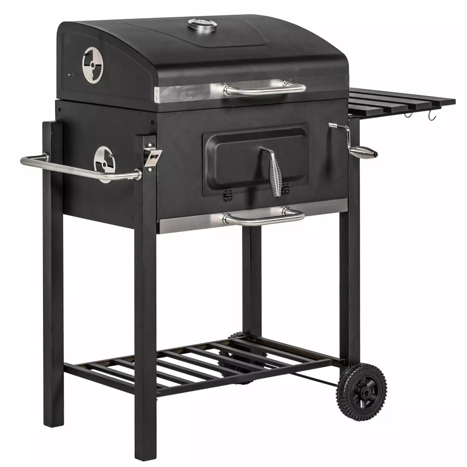 YPDCHB Charcoal BBQ Grill Outdoor Travel-Friendly Cooker Camping or Backyard Picnic Bottom Wheels and Handle None