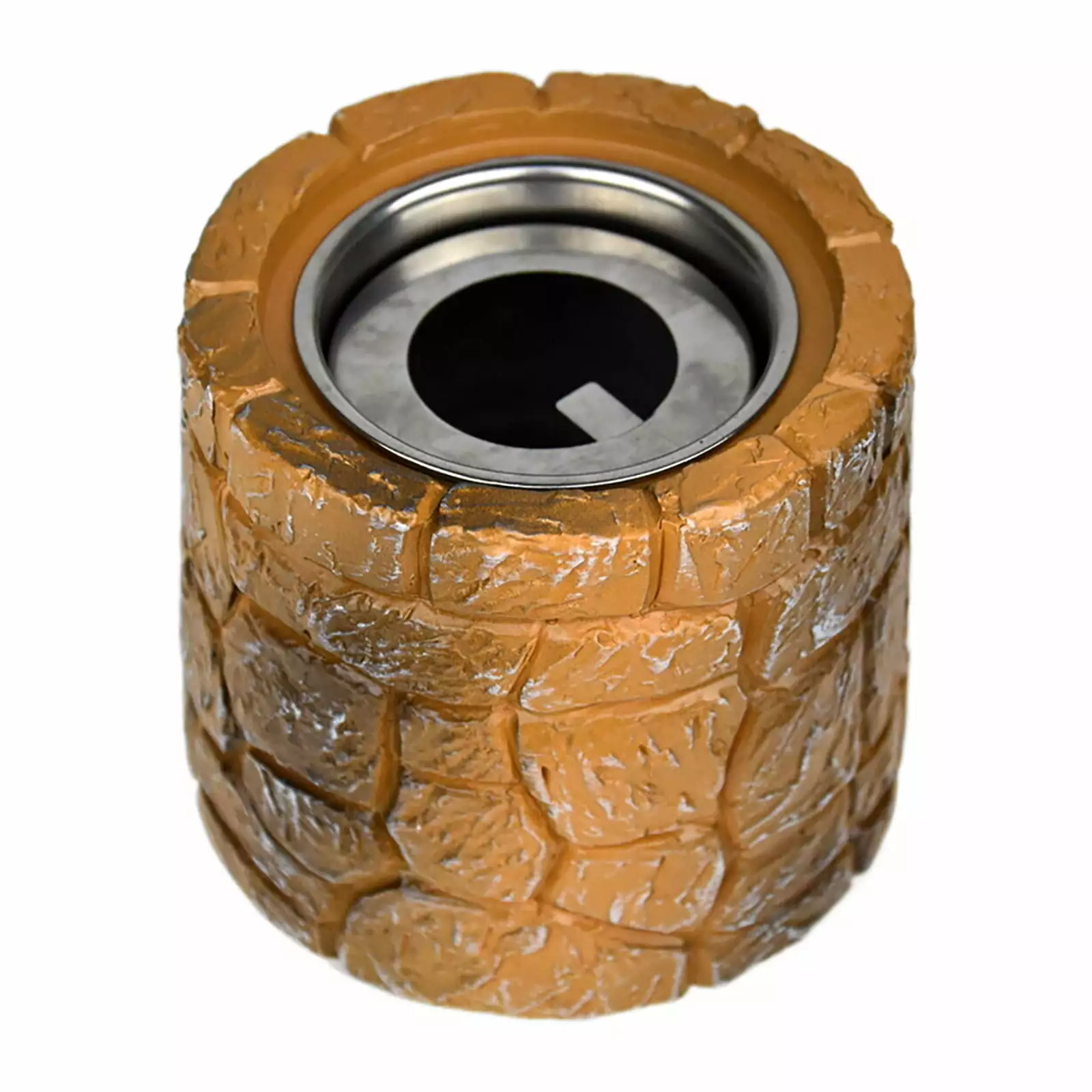 SOWNBV Barbecue Tools Tabletop Stove Travel-friendly Concrete Fire Stove Ethanol Fire Pit Brown One