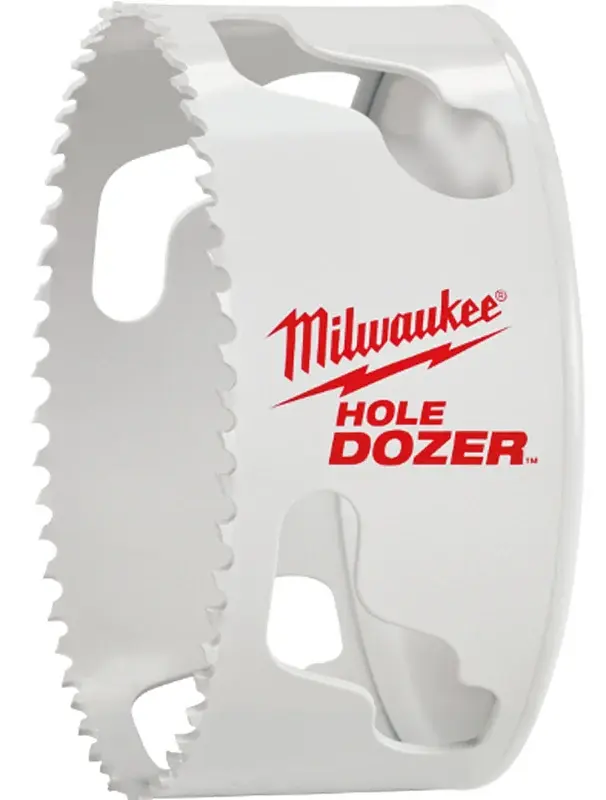 Milwaukee Hole Dozer 49-56-0253 Hole Saw, 6 Dia, 1-5/8 D Cutting, 5/8-18 Arbor, Bi-Metal Cutting Edge