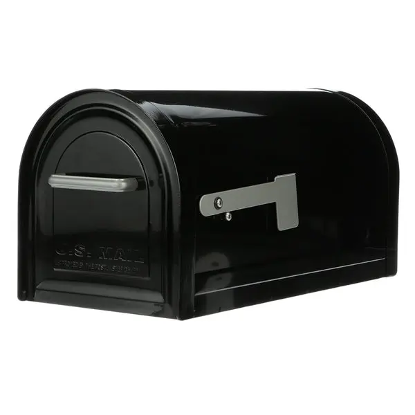 Gibraltar MB981BAM Reliant Black Post Mount Mailbox Secure Mail Delivery