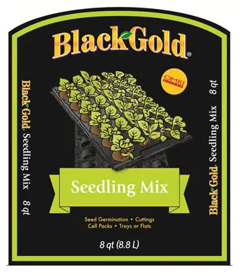 Black Gold Seedling Mix 8 Quart Potting Soil Seed Starting