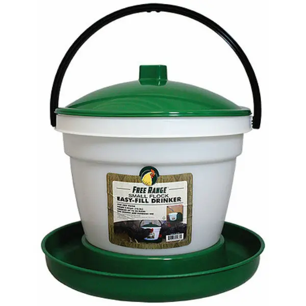 Free Range 1000266 Small Flock Easy-Fill Drinker, 3.5 Gallon Poultry Watering