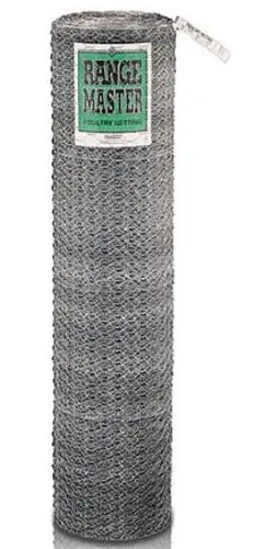 Deacero 1x60x150 Rangemaster Galvanized Poultry Netting 20 Gauge 60 Inches x 150 Feet