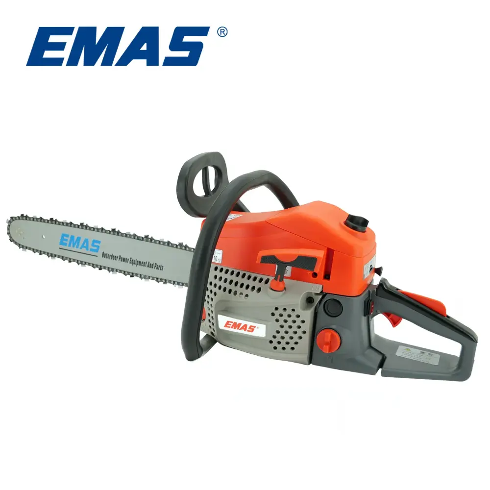Professional Arborist EMAS 4500 5200 5800 Gasoline/Petrol Chain Saw High Quality Tree Cutting Machine