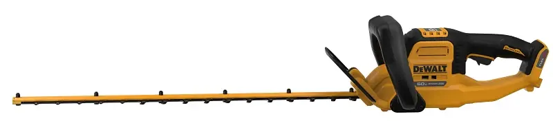 DEWALT DCHT870B Rechargeable Hedge Trimmer, Tool Only, 60 V, 1-1/4 Cutting Capacity, 26 Blade