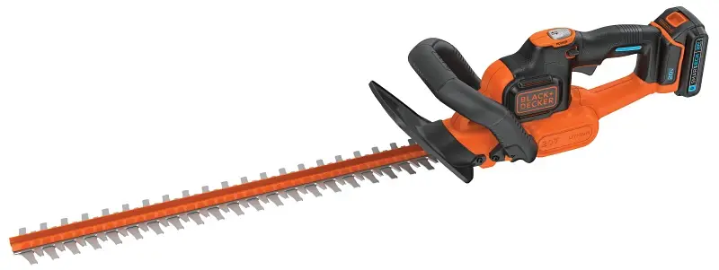 Heavy Duty Cordless Black+Decker LHT321 Hedge Trimmer, Battery Included, 20 V, Lithium-Ion, 3/4 Cutting Capacity, 22 Blade