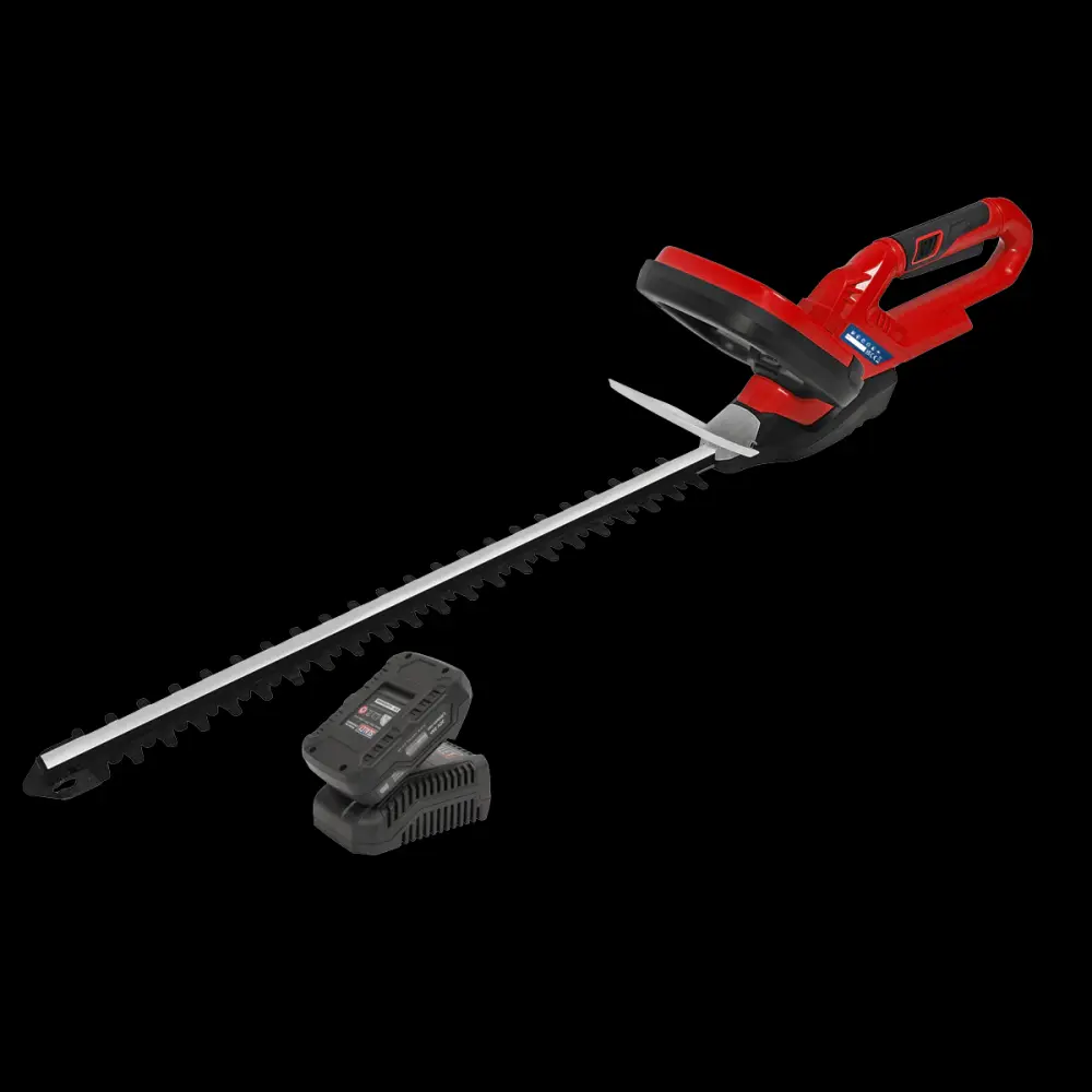 Sealey CHT20VCOMBO2 Hedge Trimmer Wireless 20V 2Ah Battery & Charger | Extended Runtime Battery
