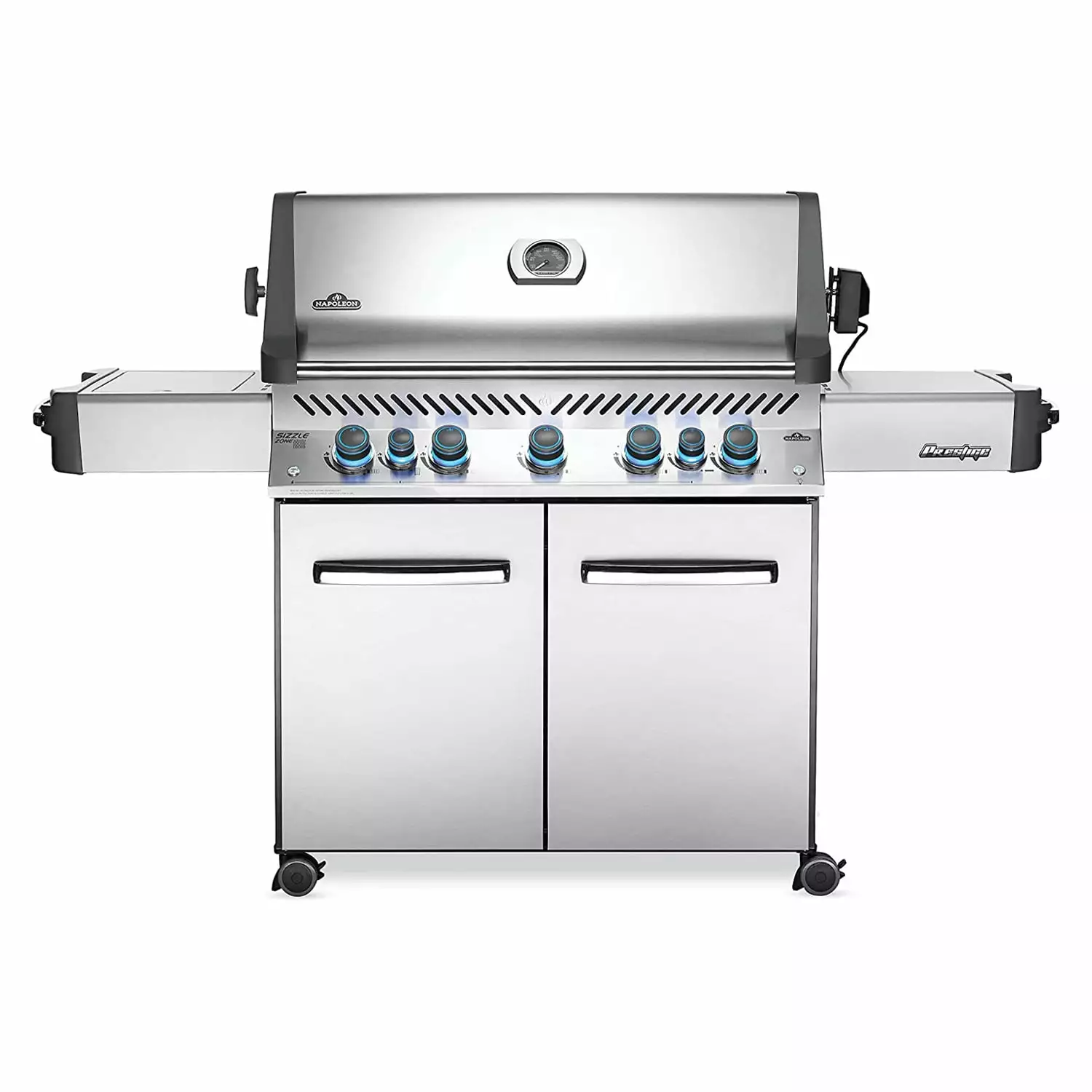 Napoleon Prestige 665 Natural Gas Grill Infrared Rear and Side Burner Professional Outdoor Cooking