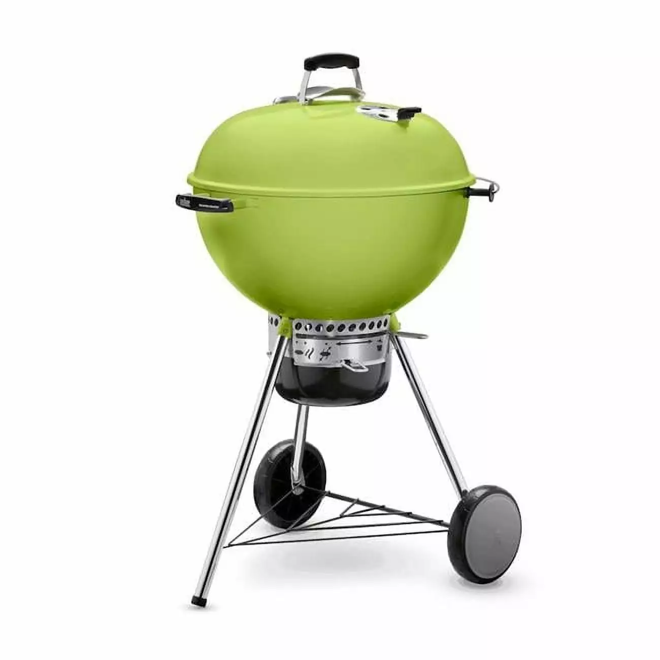Weber 22 Inch Charcoal Grill Green Outdoor BBQ 1
