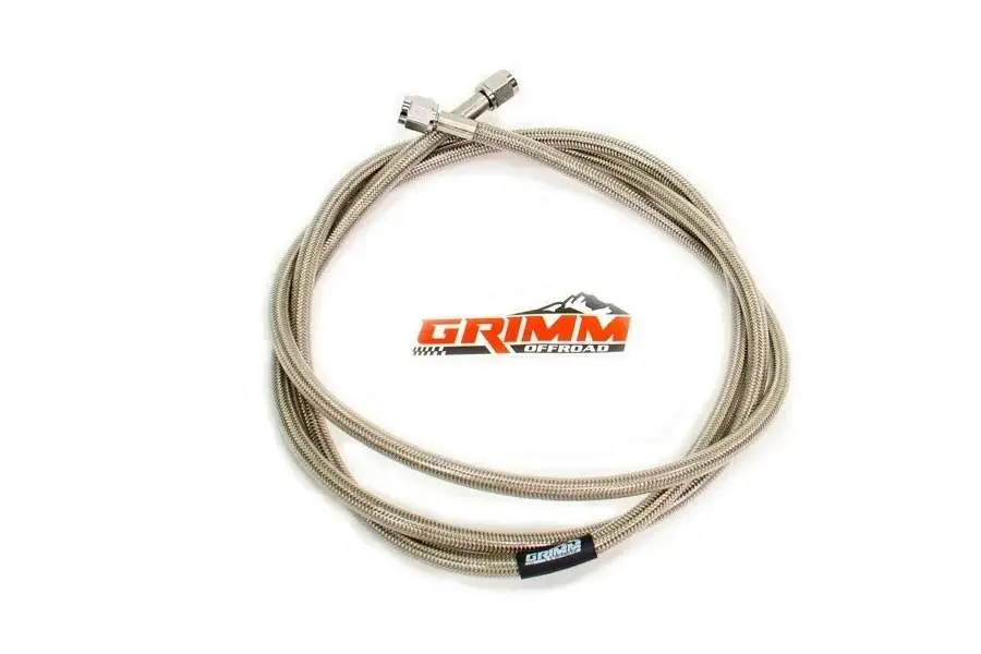 Grimm Offroad Stainless Metal Braided Air Hose, 80-inch