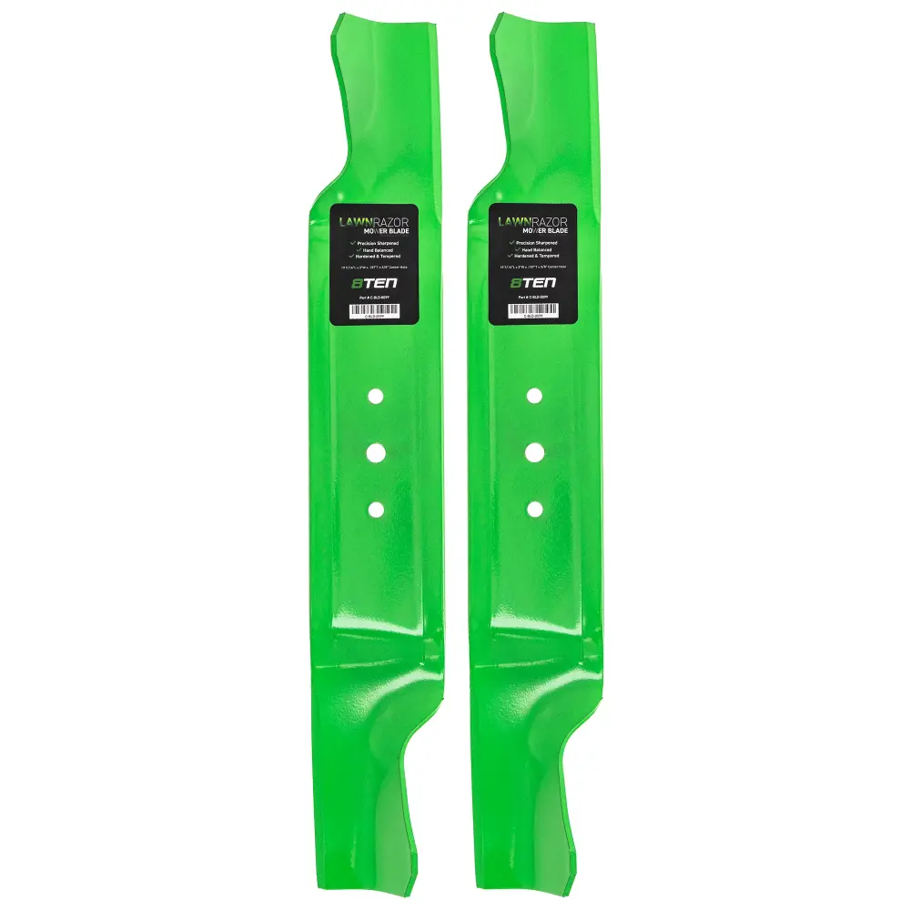 LawnRAZOR Notched High Lift Blade Coast to Coast ACE Central Park 942-0473A 742-0473A 742-0473 | DOUBLE-SET