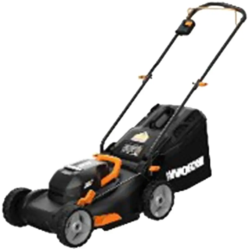 Worx WG743 Lawn Mower, Battery Included, 4 Ah, 20 V, Lithium-Ion, 16 W Cutting, 20 min Battery Run