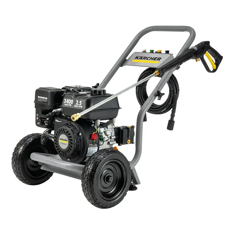 Karcher 1.107-534.0 Gas Pressure Washer, 3400 psi Operating, 2.5 gpm Quick-Connect