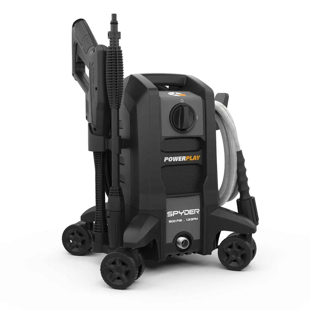 Quiet Induction Motor Powerplay Spyder Electric Pressure Washer, 1,500 PSI