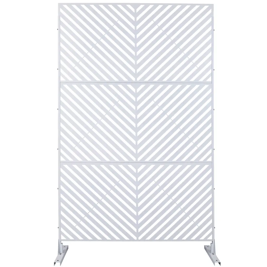 Outdoor & Indoor Privacy Screen Metallic 76 Inch H 48 Inch W g-h