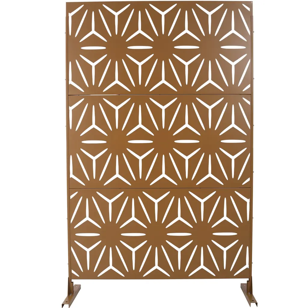 Outdoor & Indoor Privacy Screen Metallic Privacy Screen 76" H 48" W g-h