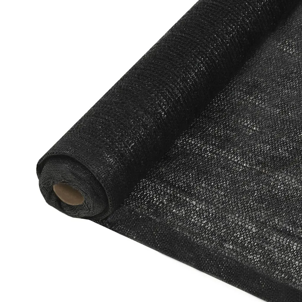 Privacy Net HDPE 6.6x32.8 Feet Black Garden Screening