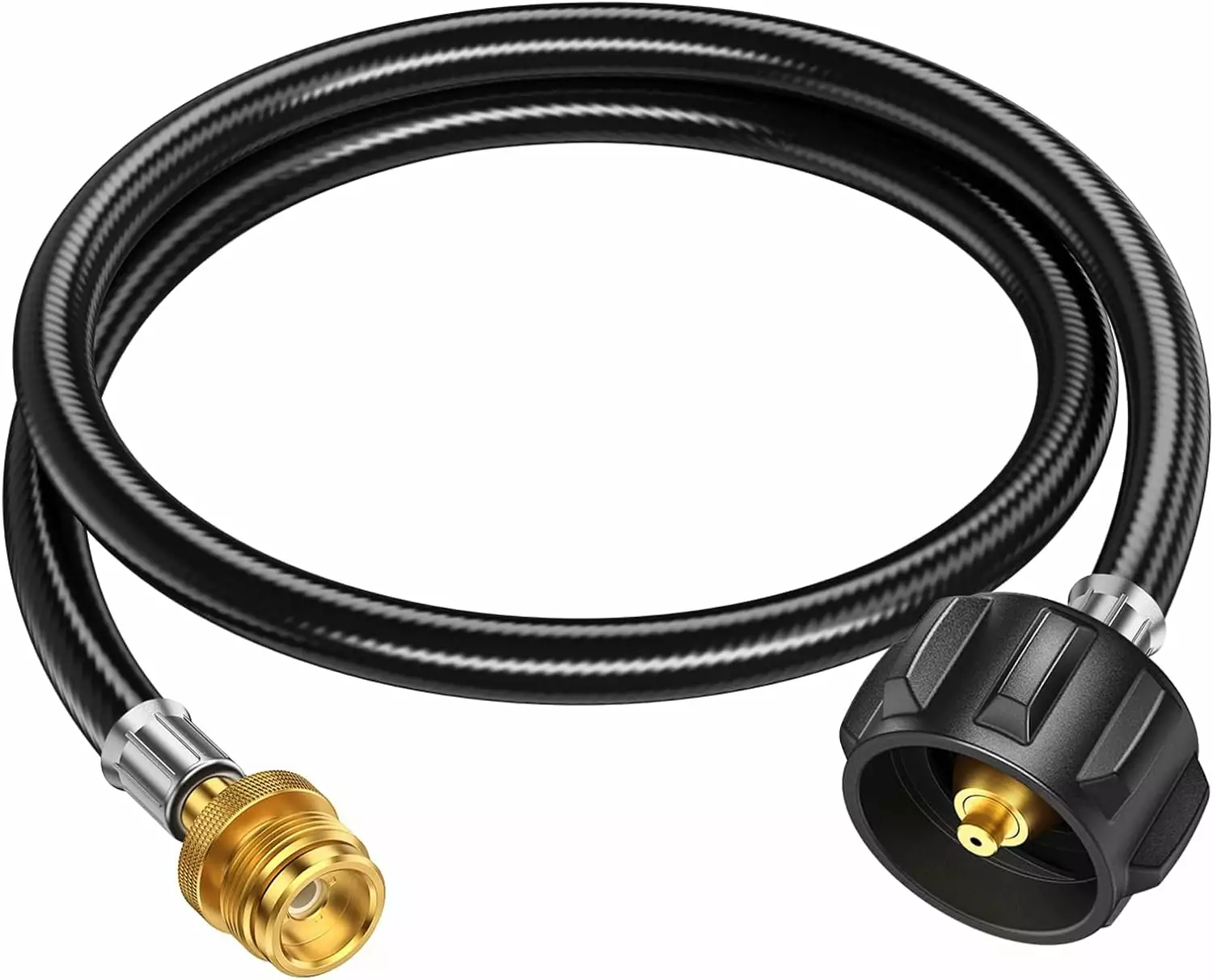 4FT Propane Hose Modifyer 1lb to 20lb QCC1 Type1 Connection Weber Q Grill Coleman Stove Buddy Heater 4