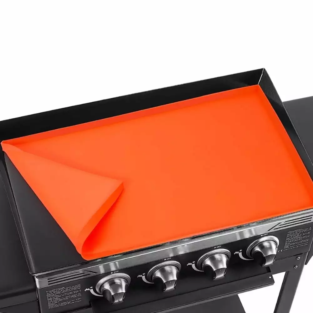 17 Inch Griddle Silicone Protective Mat Cover Heavy Duty Food Grade All Season Cooking Surface Cover