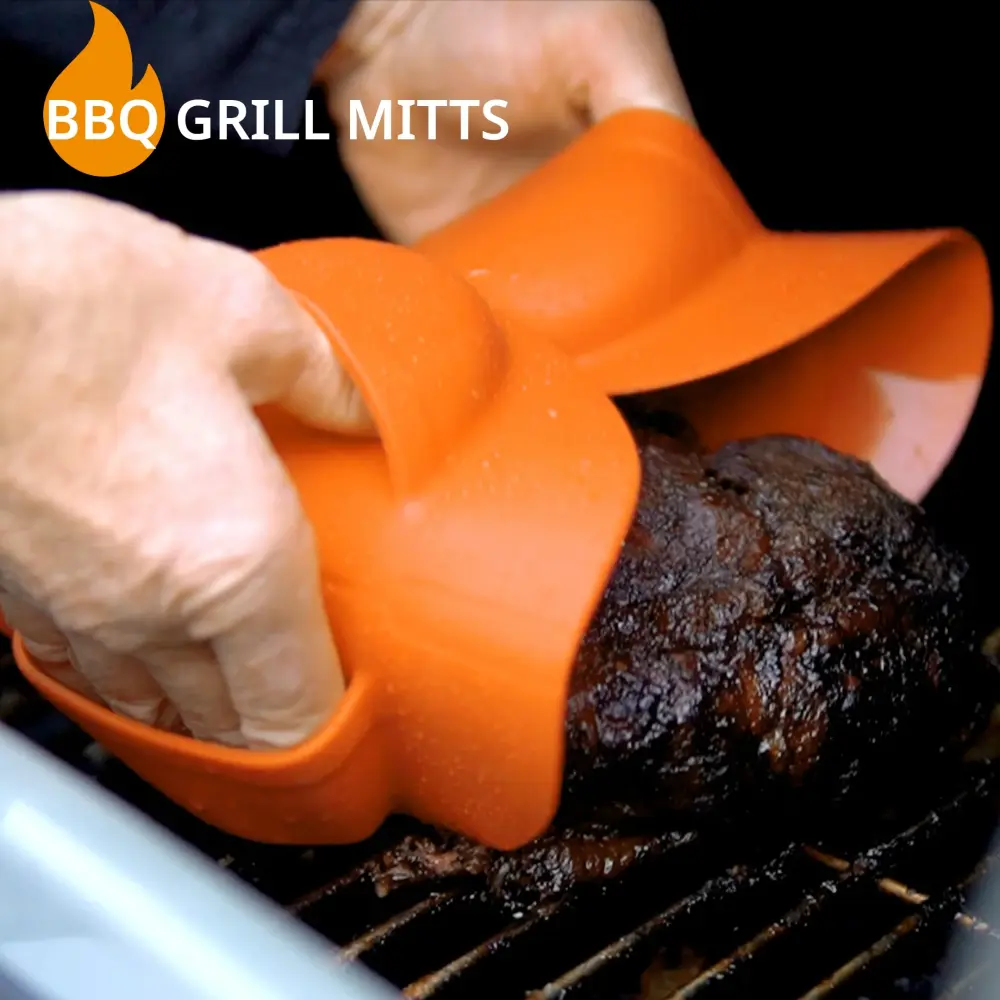 BBQ Grill Mitts (Case Quantity 12 units) Bamboo