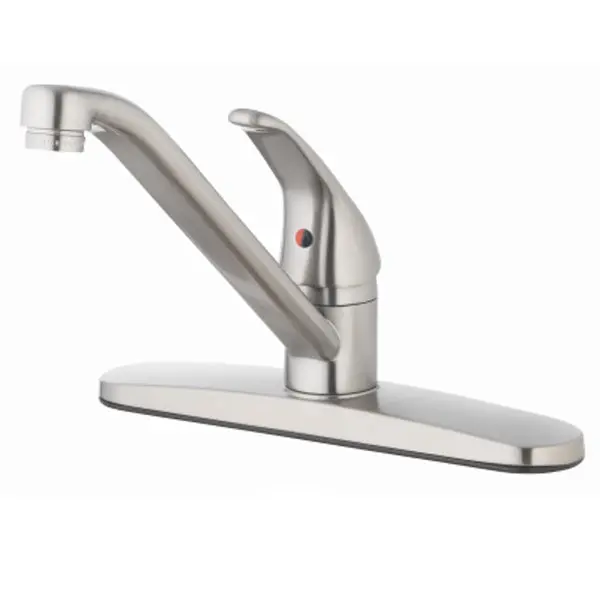 HomePointe 109732 Brushed Nickel Single-Handle Kitchen Faucet Pull-Down Sprayer