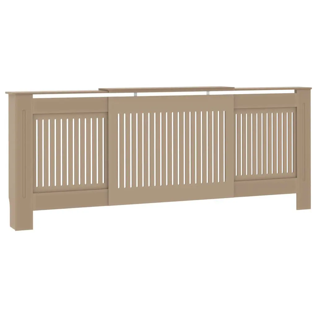 MDF Radiator Cover 80.7 Inches White Decorative Heating Unit Cover