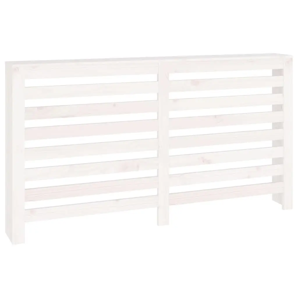 Radiator Cover White 60.2x7.5x33.1 Solid Wood Pine Home Decor