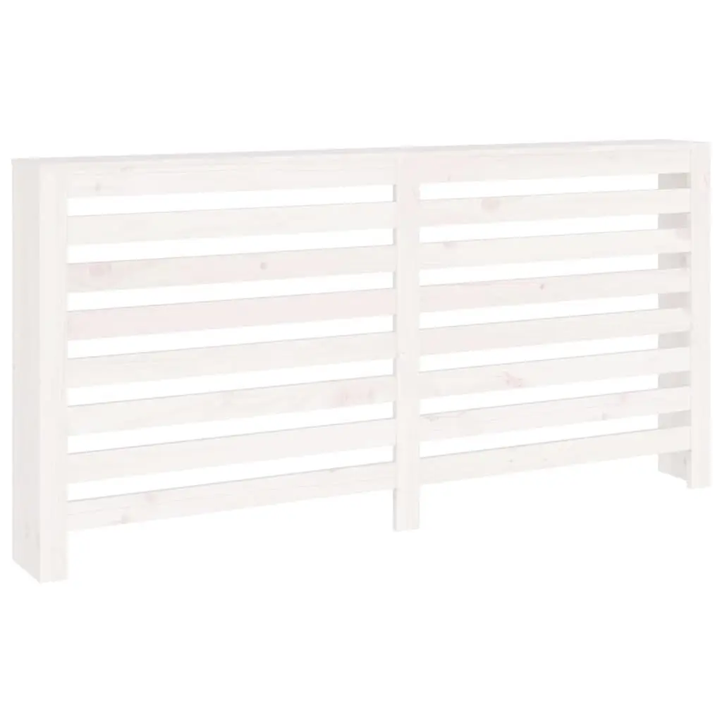 Radiator Cover White 66.5x7.5x33.1 Solid Wood Pine Home Decor