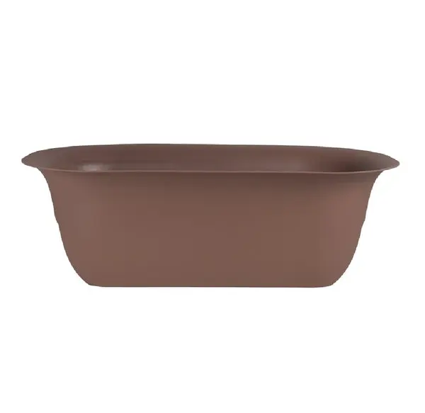 Bloem MR2445 Modica Deck Railing Planter Chocolate 24 Inch