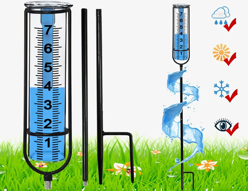 Stainless Steel Freeze-Proof Rain Gauge