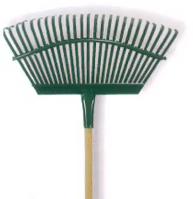 Aluminum Handle 19 Inch Lawn Rake Leaves and Debris Flexrake