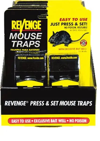 Bonide 47090 Revenge Press And Set Rat Trap Reusable Rodent Control