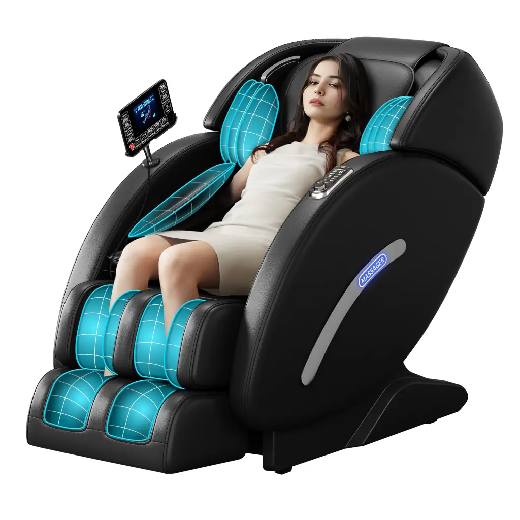 Full Body Weightage Chair Zero Gravity Recliner 3D Weightage Mechanism Ergonomic Relaxation Chair homemassa