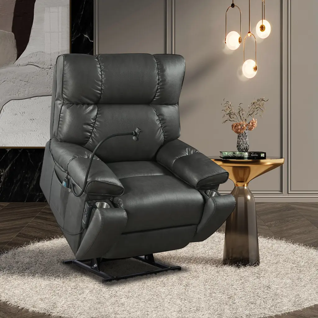 Recliner Chair Phone Holder Electric Power Lift Recliner Chair liyasifurnitureco.-ltd.