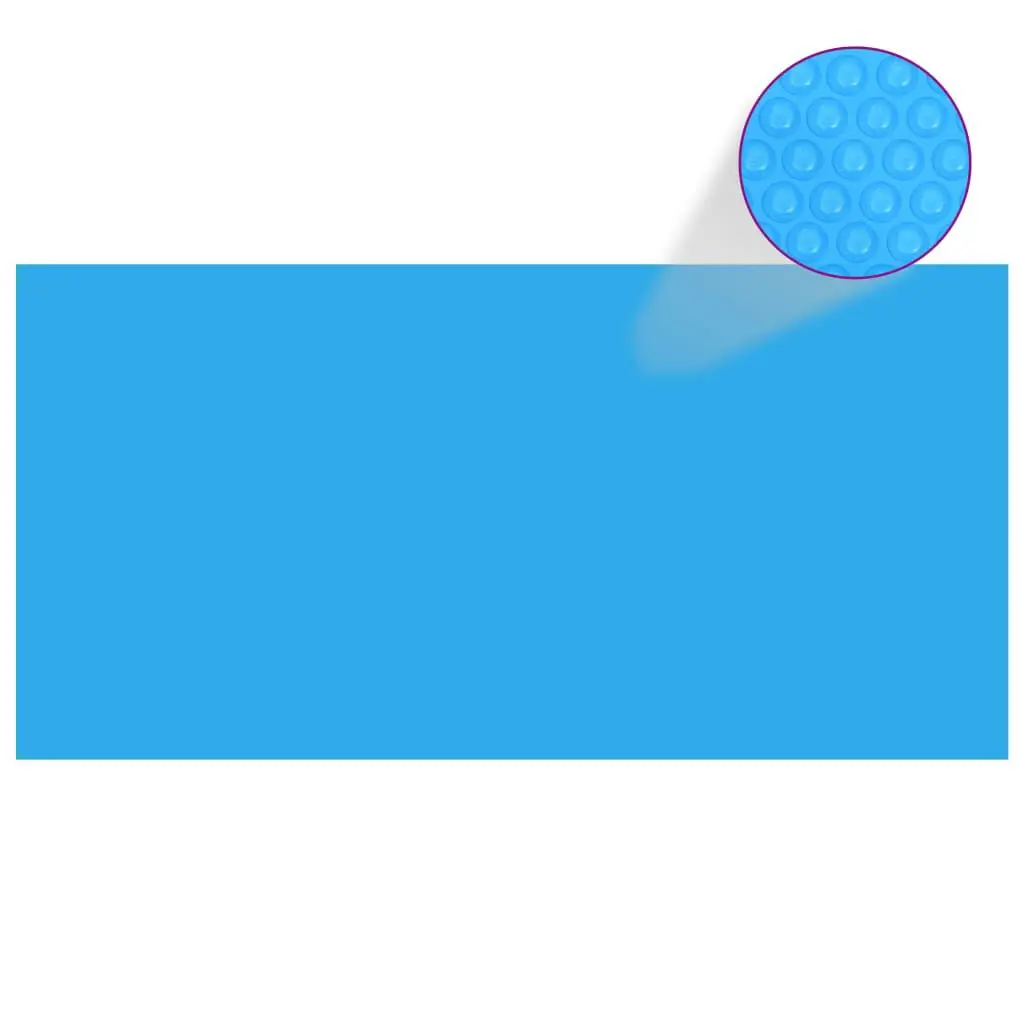 Rectangular Pool Cover 216x108 Inch PE Blue Premium Swimming Pool Cover