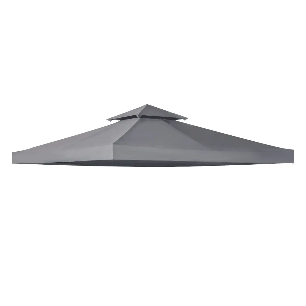Outsunny 9.8' X 9.8' Gazebo Exchange Canopy 2 Tier Top UV Cover Outdoor Patio aosom business