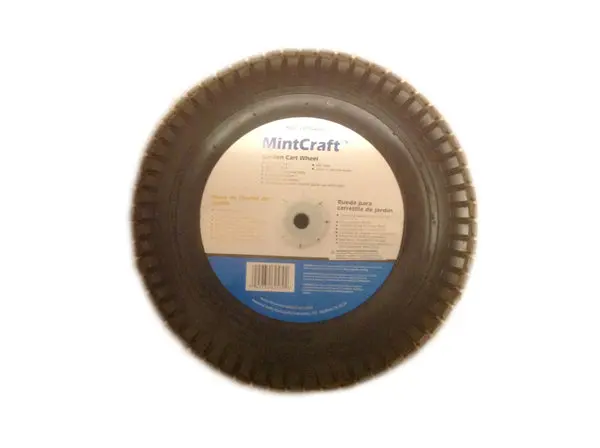 Prosource PR1356 Garden Cart Replacement Wheel 13 x 6 Inches Easy Mobility