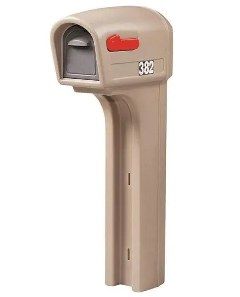 Step 2 5451IN Heavy Duty International Mailbox Poly Stone Gray Outdoor Mailbox Step2