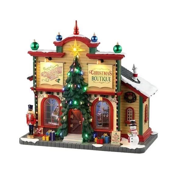 Lemax 35023 Cranberry Hill Christmas Boutique Resin Holiday Shop