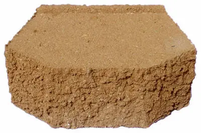 Oldcastle 162005551 Castle Wall Block 12 Inches Tan