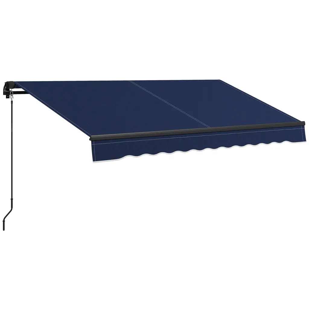 Outsunny 10ft X 8ft Retractable Patio Awning Sunshade Shelter Outdoor Use aosom business