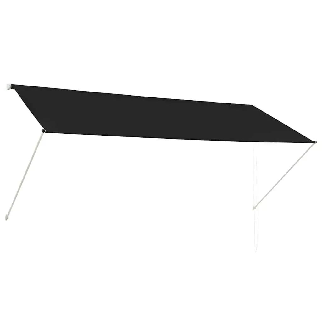 Retractable Awning 118.1x59.1 Inches Anthracite Outdoor Shade