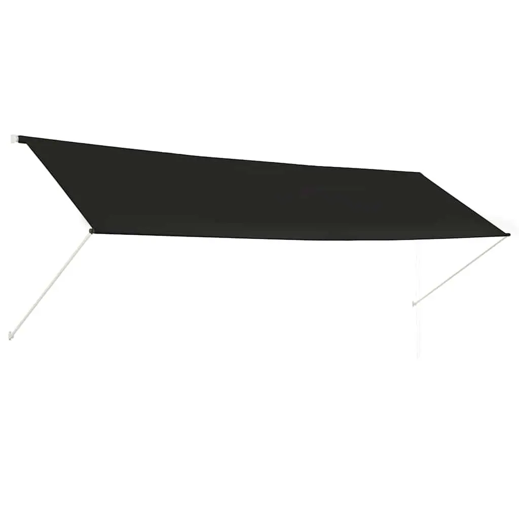 Retractable Awning 157.5x59.1 Inches Anthracite Outdoor Shade