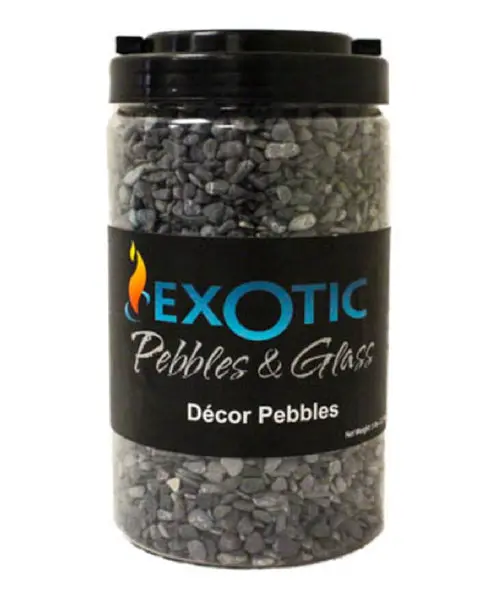 Exotic Pebbles BPBS-460J Decor Bean Pebbles Black Garden Decor Exotic Pebbles u0026 Aggregates