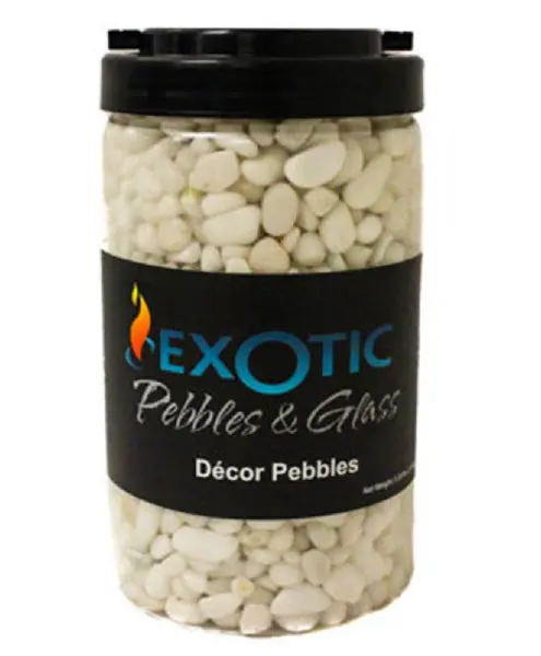 Exotic Pebbles PSW-0510J Decor Pebbles Gravel Snow White Landscaping Exotic Pebbles u0026 Aggregates